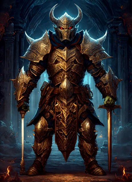 Free room full armor illustration