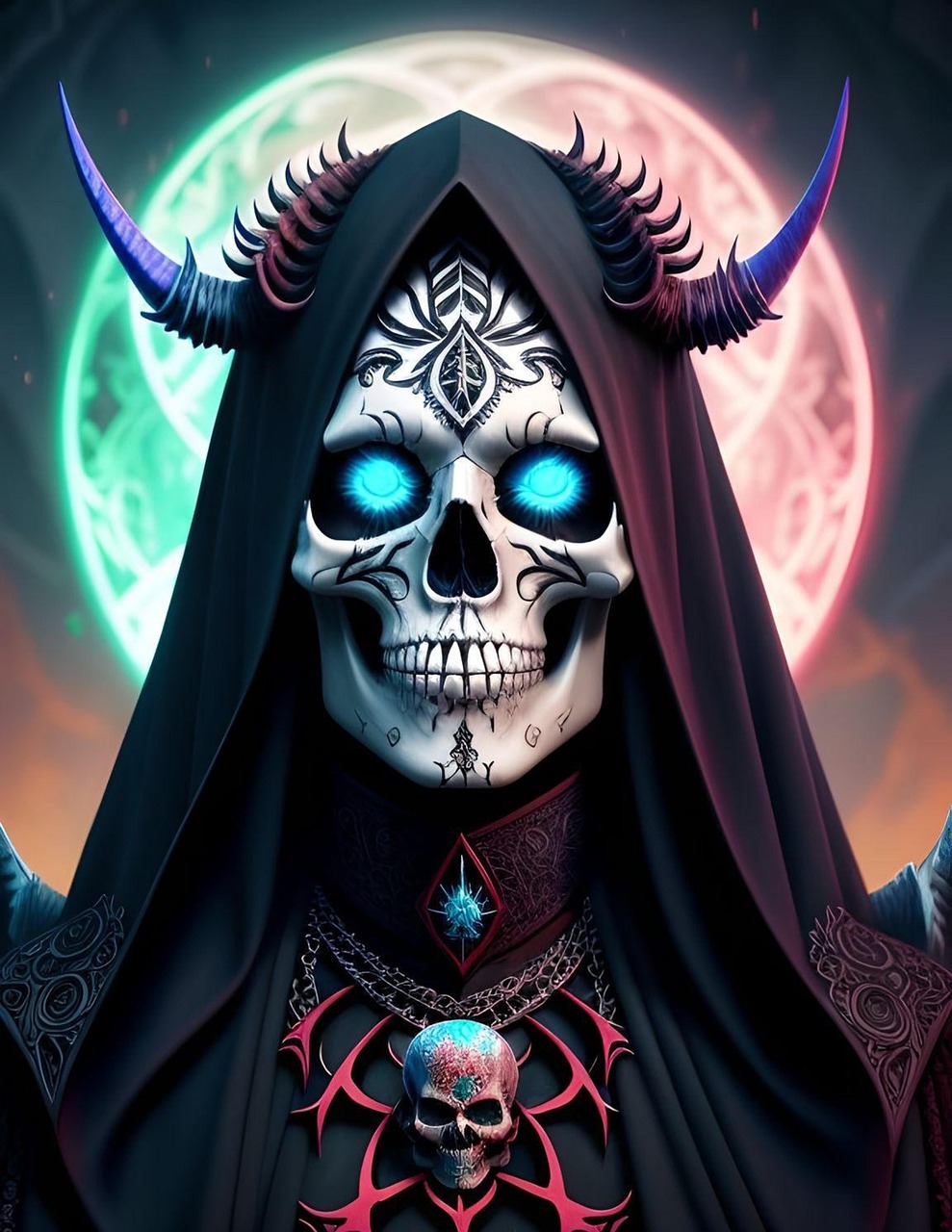 Download Ai Generated Skull Skeleton Royalty Free Stock Illustration