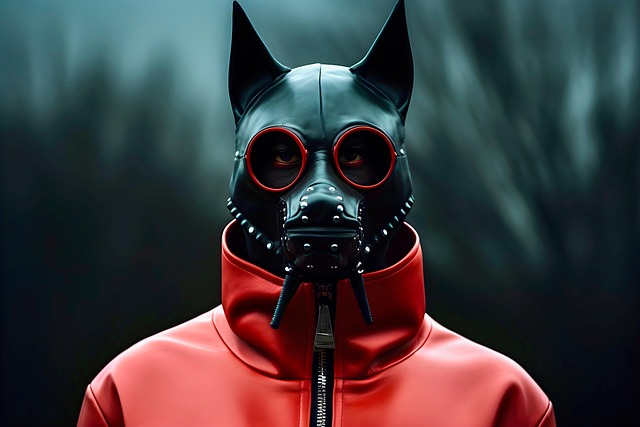 Ai Generiert, Welpe, Schakal, Maske
