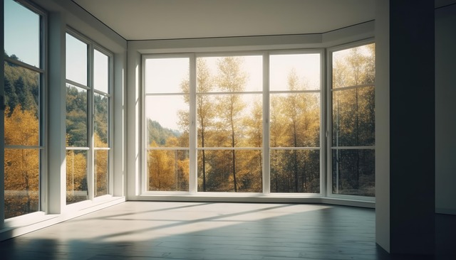 Free windows interior empty house illustration
