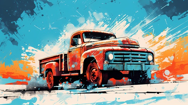 Download free HD stock image of Ai Generated Truck Free ai generated truck vehicle illustration