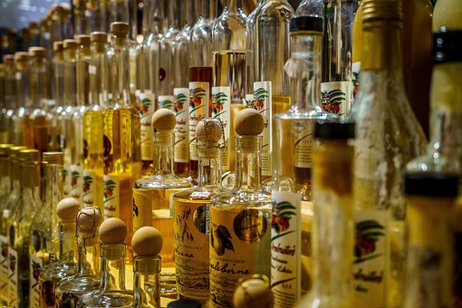 Flessen, Geesten, Alcohol, Schnaps