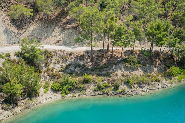 Zomer, Noord Cyprus, Eiland Meer, Natuur
