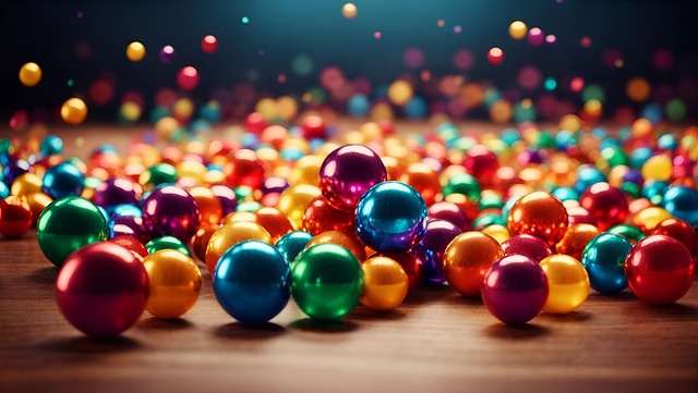 Free ai generated cartridge balls illustration