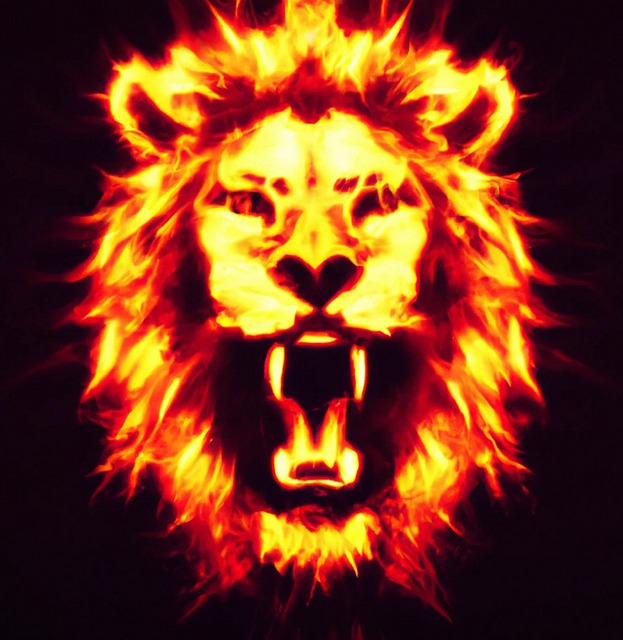 Free Fiery Red Energy illustration and picture