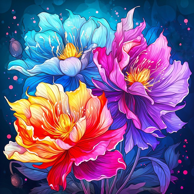 Ai Generiert, Blumen, Blüte, Natur