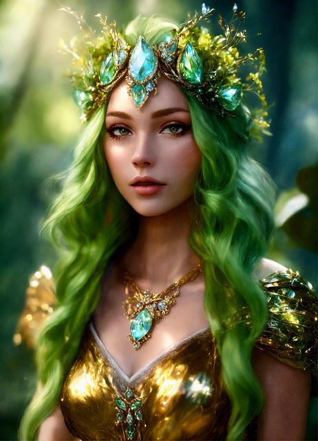 Download free HD stock image of Ai Generated Woman Free ai generated woman elfin illustration
