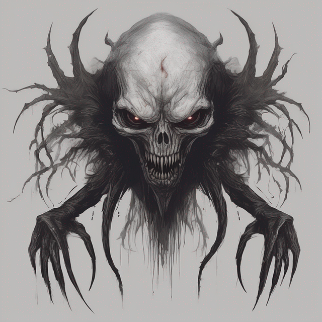 Free ai generated ghost demon illustration