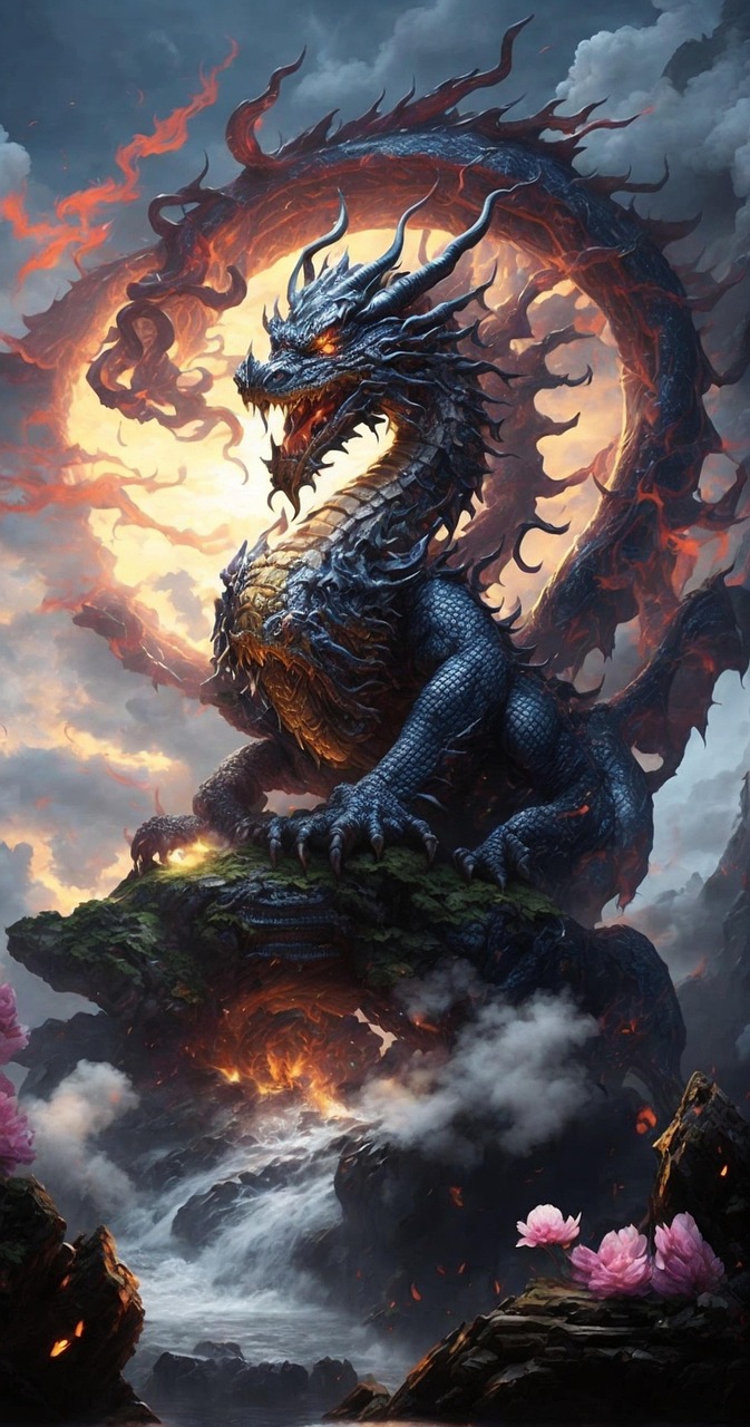 Download Ai Generated Dragon Nature Royalty-Free Stock Illustration ...