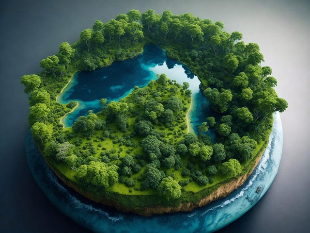 Free ai generated waste recycling illustration