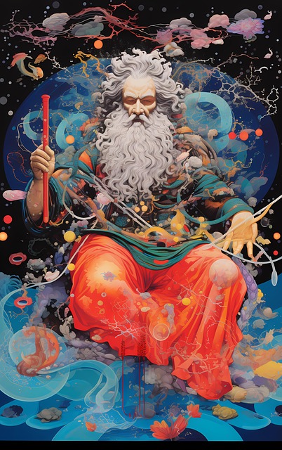 Free ai generated man fantasy illustration
