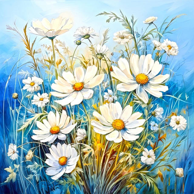 Ai Generiert, Blumen, Gänseblümchen