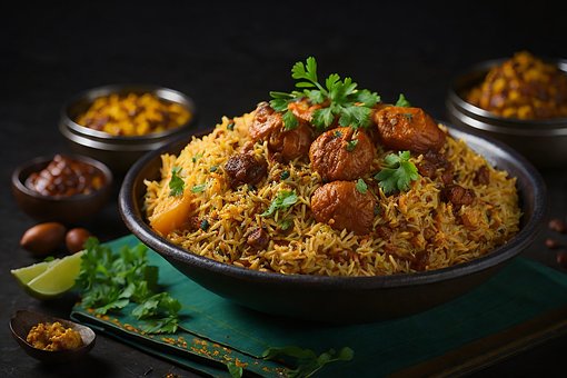 Ai Generert, Biryani, Mat, Indisk
