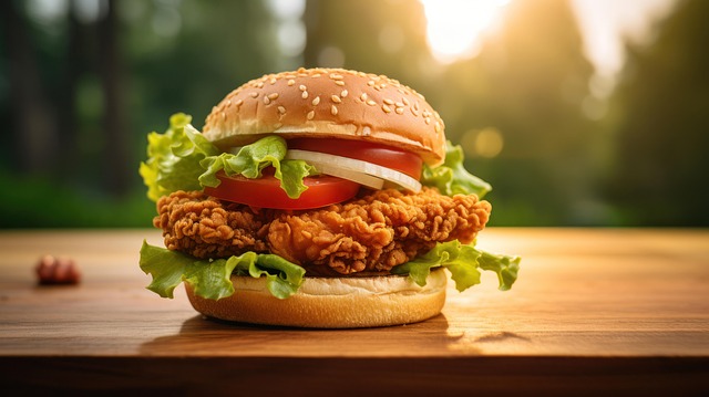 Free ai generated hamburger burger illustration