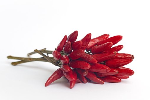 Varm Paprika, Chili, Krydret, Mat