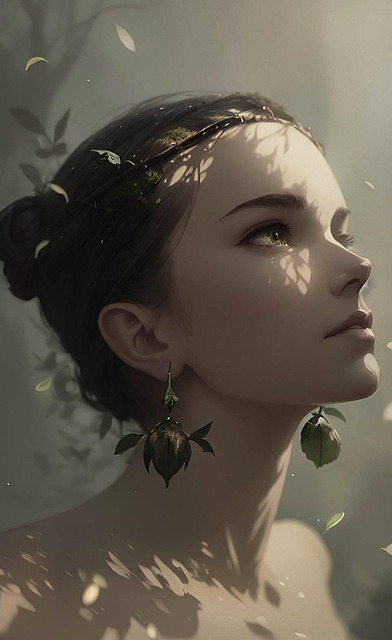 Free ai generated woman beauty illustration