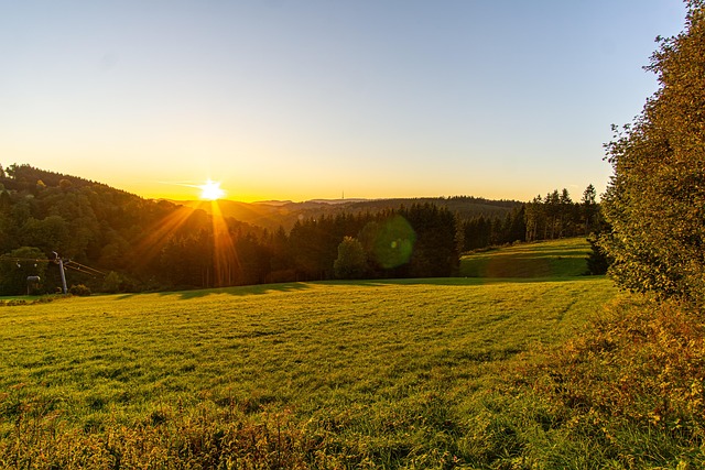 Free Sunset Landscape photo and picture
