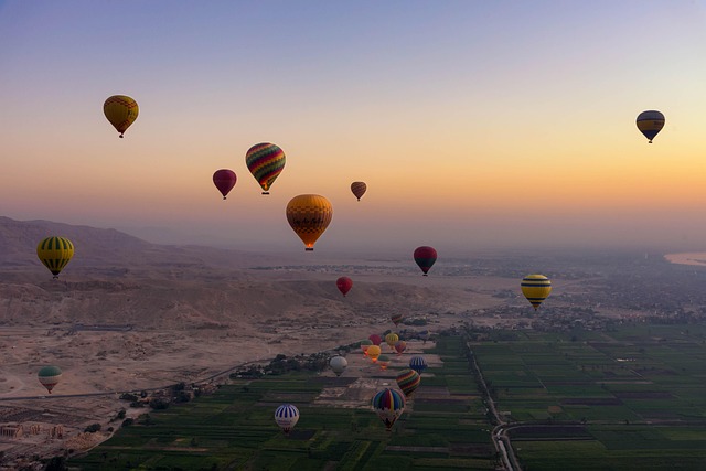 Luxor, Ägypten, Heißluftballone
