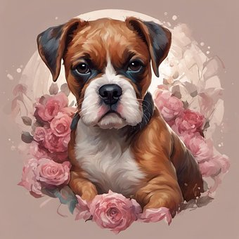 Free Ai Generated Boxer illustration and picture