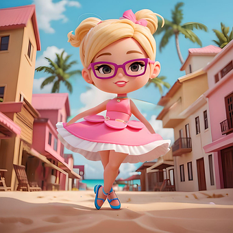 Free Ai Generated Dancing illustration and picture