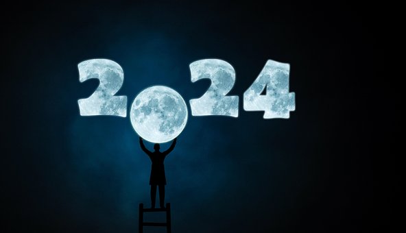 Free New Year 2024 illustration and picture
