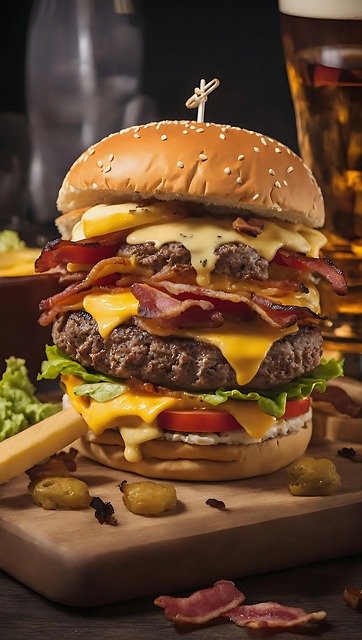 Ai Gegenereerd, Hamburger, Cheeseburger