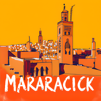 Marrakesch, Marokko, Reisen, Moschee