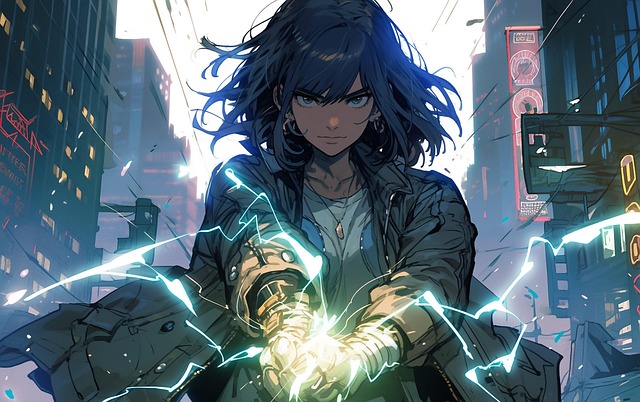Free young woman divine light shinkai makoto illustration