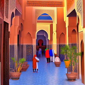 Marrakesch, Marokko, Reisen
