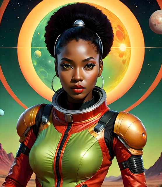 Free ai generated woman african illustration
