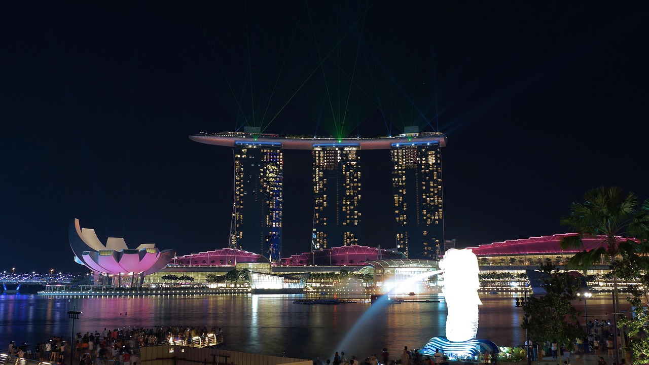 Mbs Colouring Mbs Marina Bay Sands Merlion - Photo gratuite sur Pixabay - Pixabay