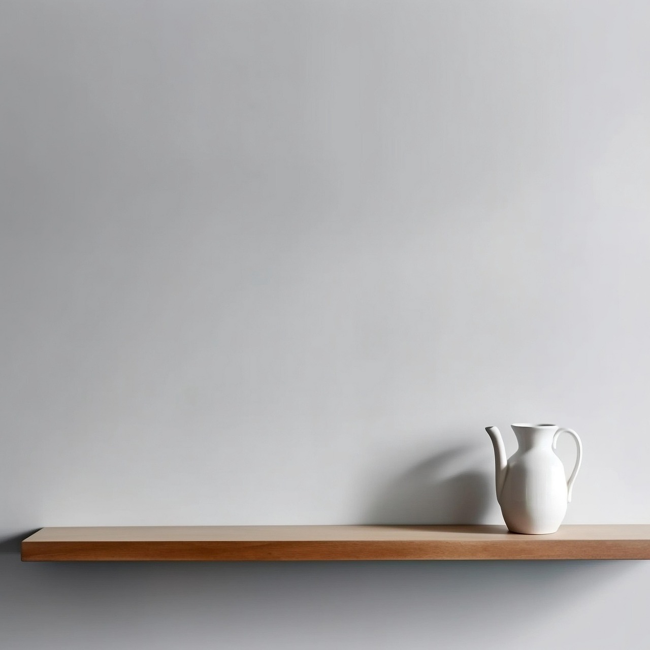 Download Wooden Shelf, Shelf, Jug. RoyaltyFree Stock Illustration