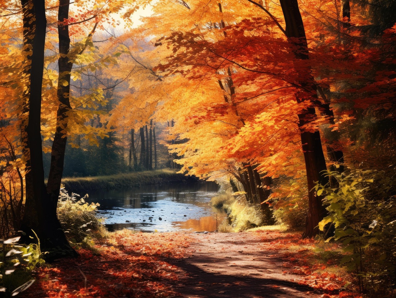 Ai产生的 秋天 森林 - Pixabay上的免费图片 - Pixabay