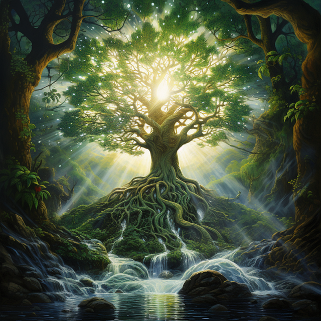 Árbol De La Vida, Árbol, Agua, Raíces
