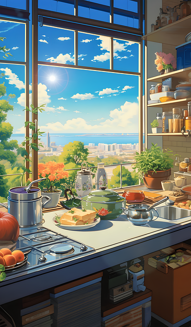 Free Ai Generated Kitchen illustration and picture
