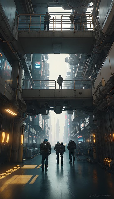 Free Ai Generated Corridor illustration and picture