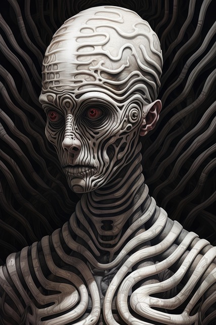 Download free HD stock image of Ai Generated Alien Free ai generated alien creature illustration