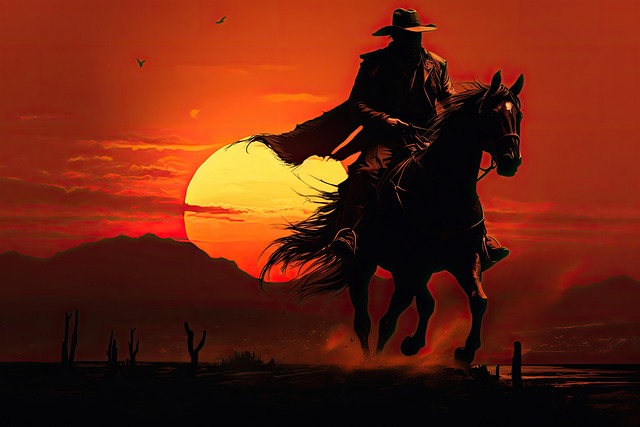 Download Ai Generated, Cowboy, Man. Royalty-Free Stock Illustration