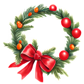 Free Ai Generated Wreath illustration and picture