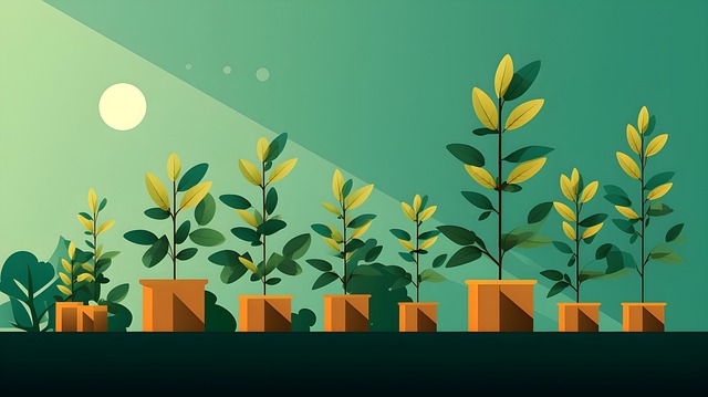 Free ai generated plants sun illustration