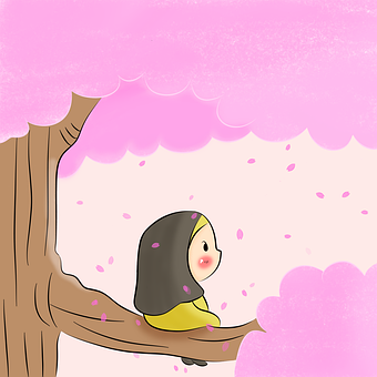 Download free HD stock image of Child Hijab Free child hijab muslim illustration