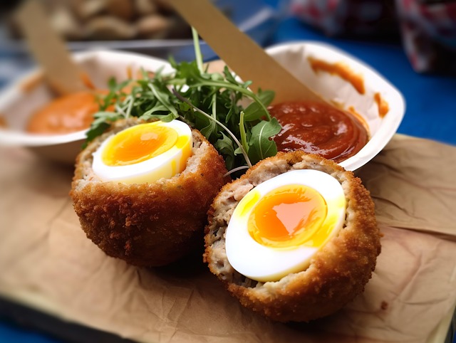 Free ai generated scotch egg egg illustration