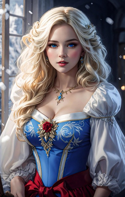 Free ai generated woman princess illustration