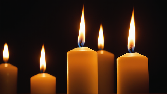 Free ai generated candles candlelight illustration