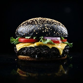 Ai Generado, Hamburguesa Negra