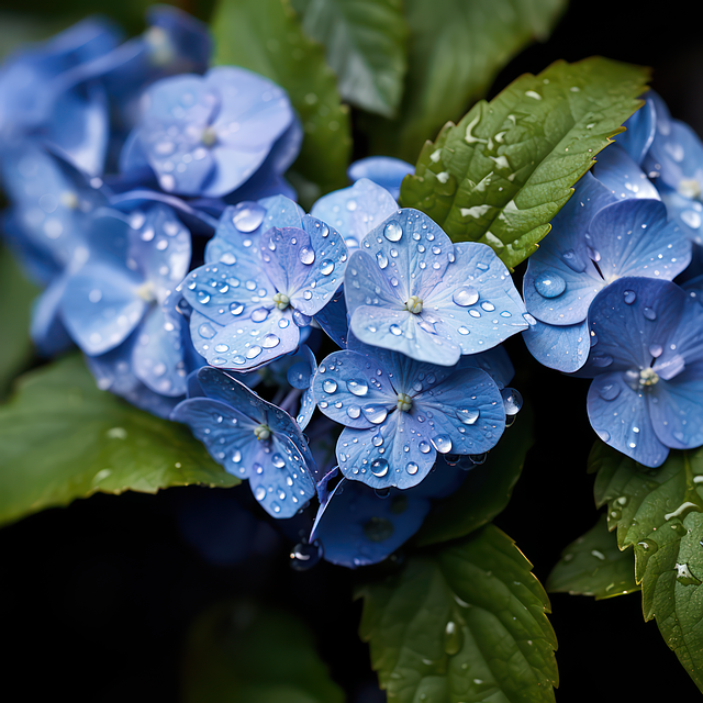 Free ai generated flowers hydrangea illustration