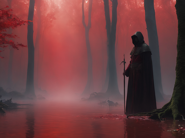 Free ai generated grim reaper demon illustration