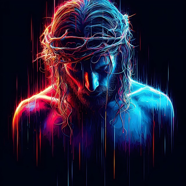 Free ai generated christ religious illustration