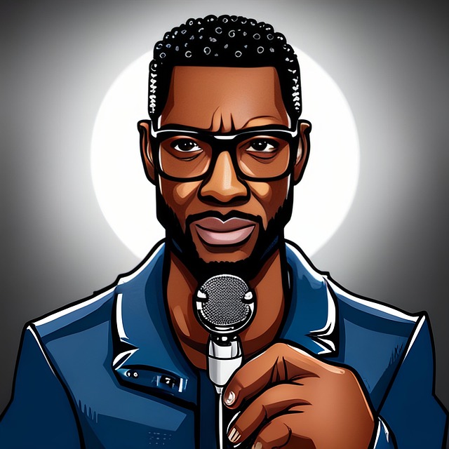 Free ai generated man host illustration