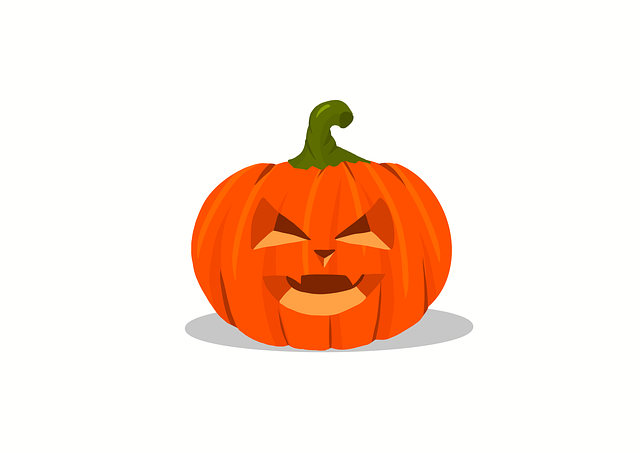 Free pumpkin cartoon halloween illustration